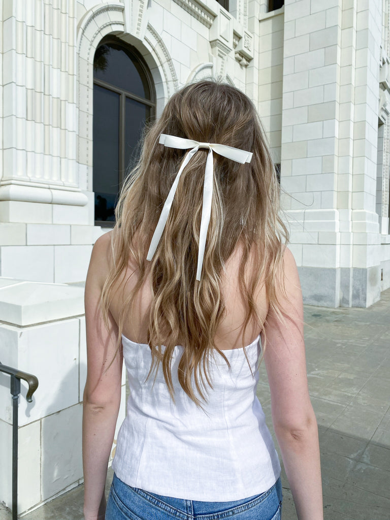 Angel Bow in Creme