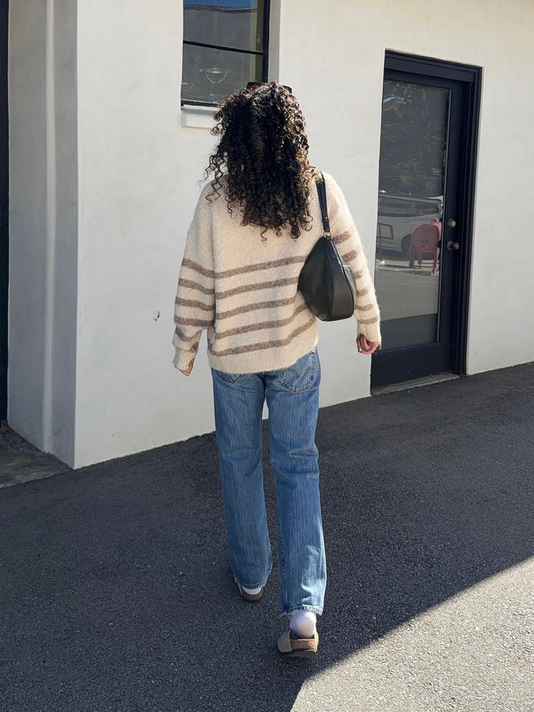 Rowan Button Down Stripe Cardigan