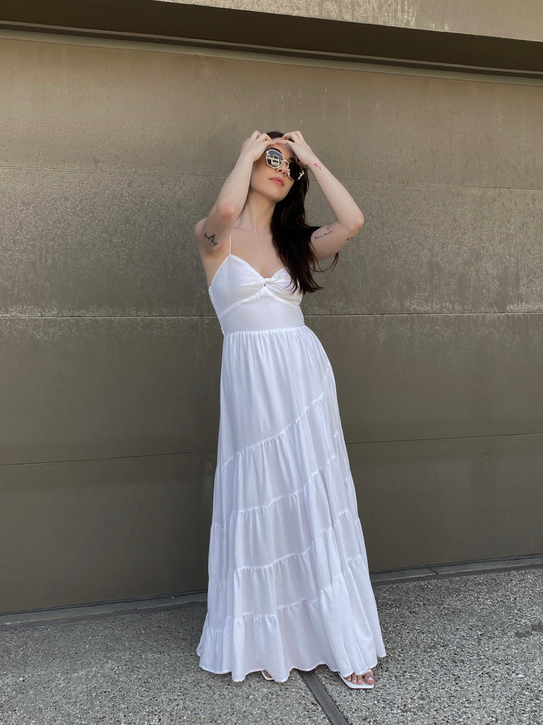 Toulouse Maxi Dress in White