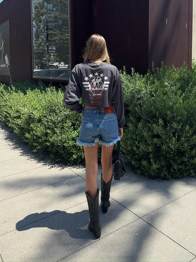 Alexandria Long Sleeve Harley Tee