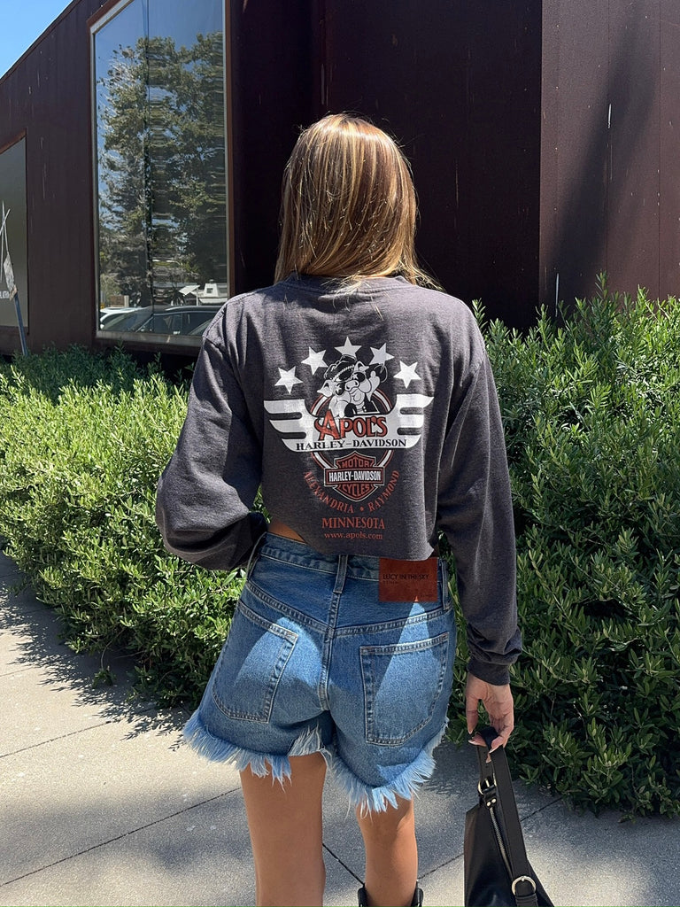 Alexandria Long Sleeve Harley Tee