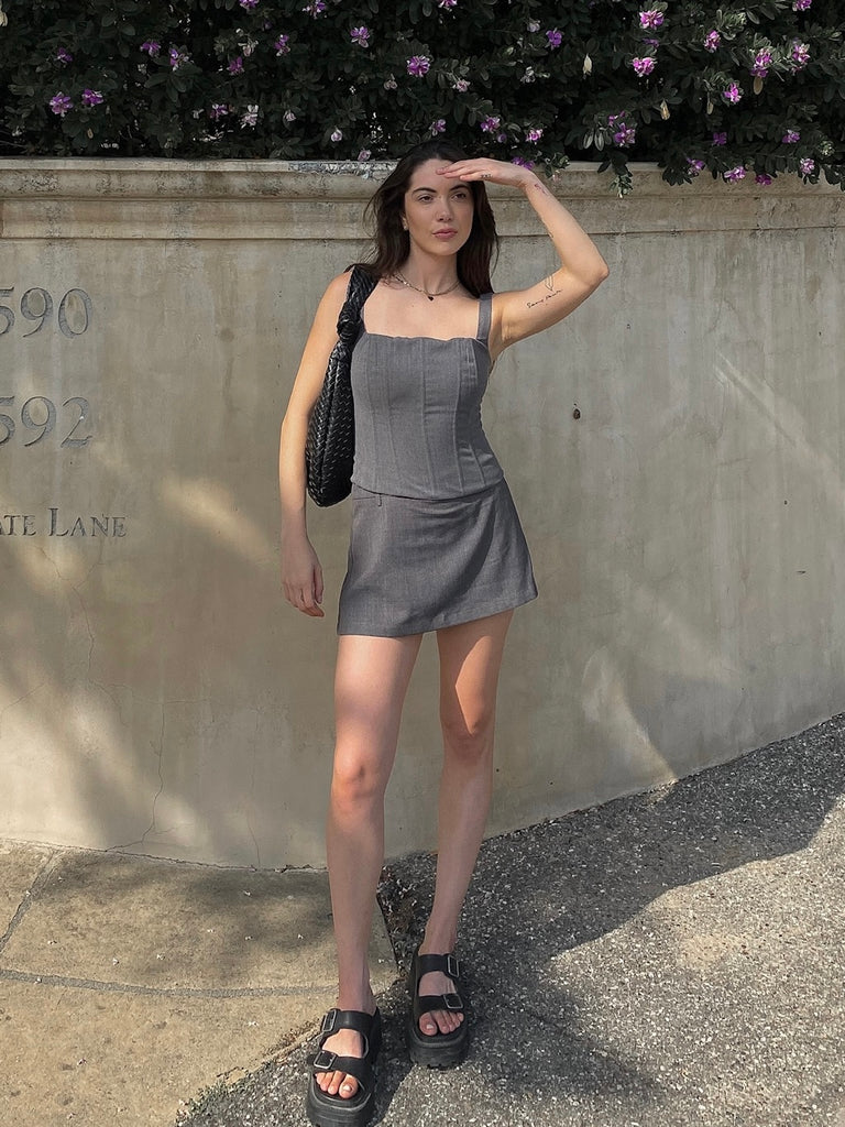 Carlson Skort in Grey