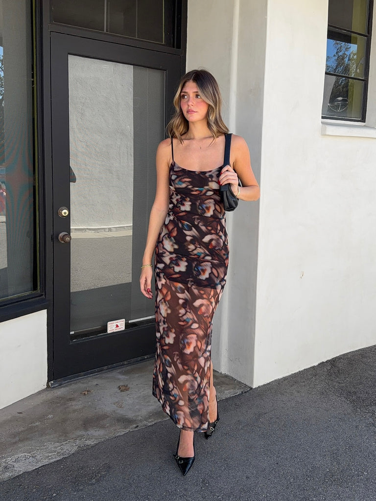Lucid Mesh Maxi Dress