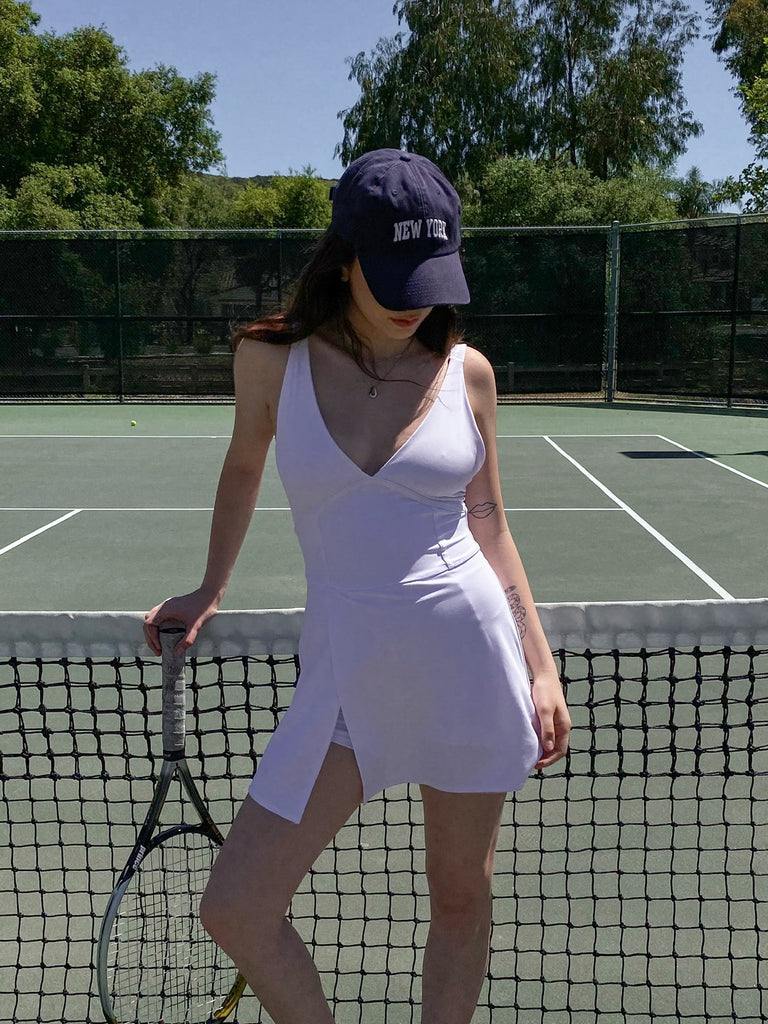 Serena Active Dress in White