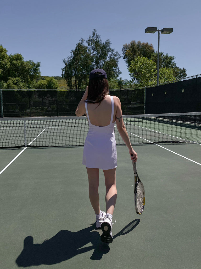 Serena Active Dress in White