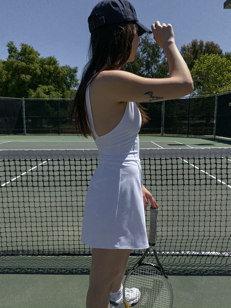 Serena Active Dress in White