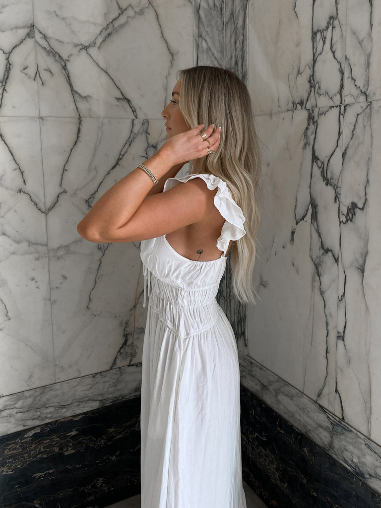 Gwendolyn Maxi Dress in White