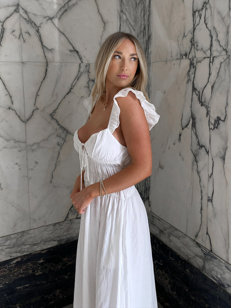 Gwendolyn Maxi Dress in White