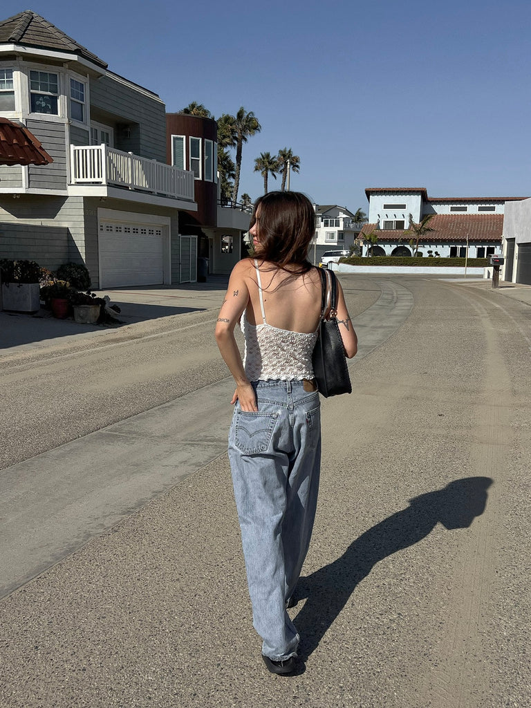 Kamille Lace Cami in White