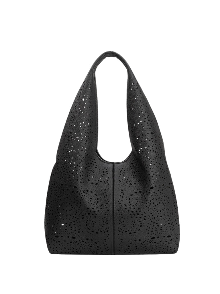 Farrow Vegan Tote Bag in Black