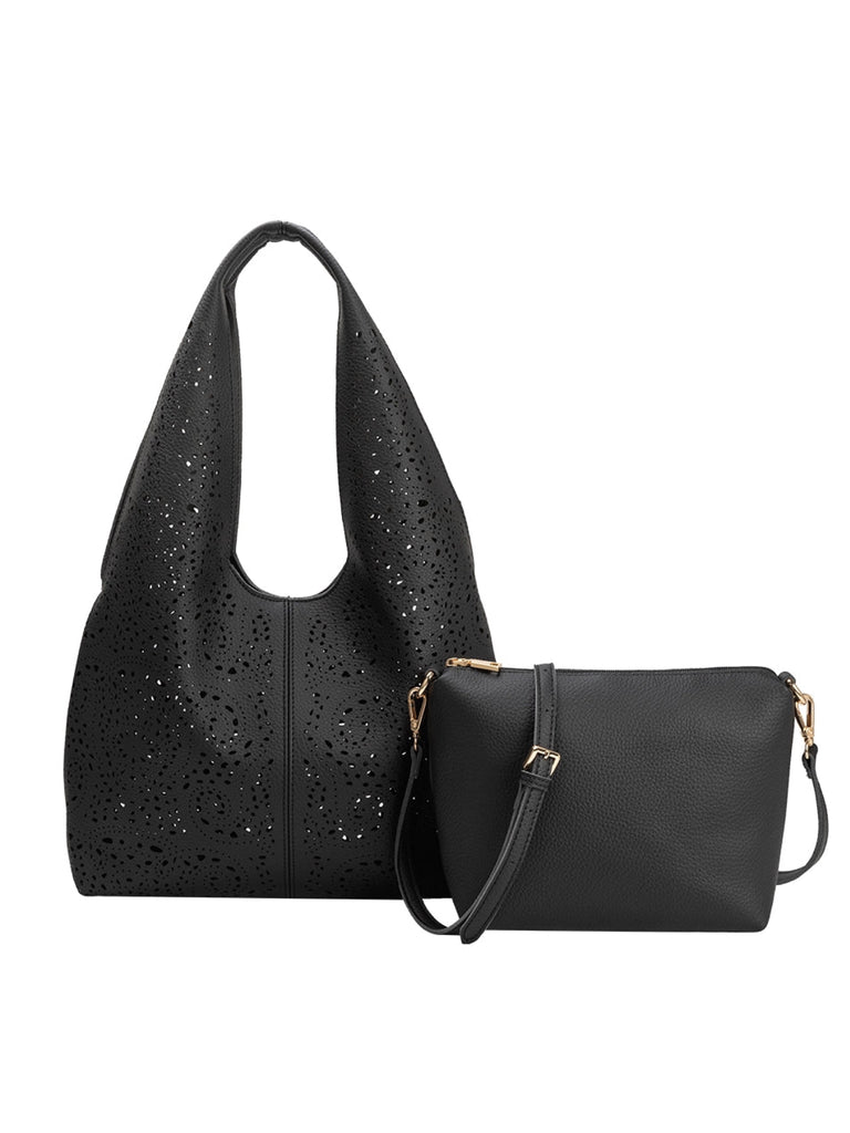 Farrow Vegan Tote Bag in Black