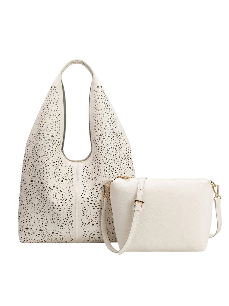 Farrow Vegan Tote Bag in Ivory