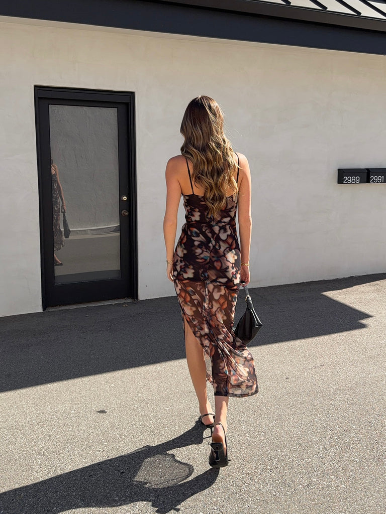 Lucid Mesh Maxi Dress
