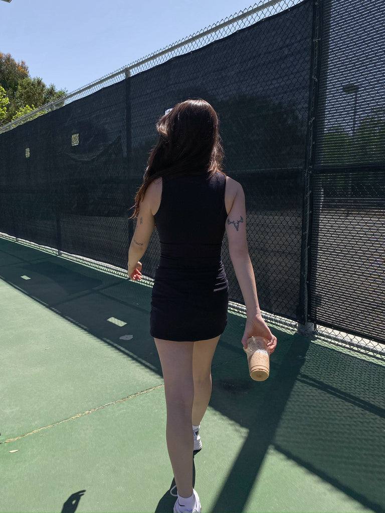 Served Up Active Skirt in Black