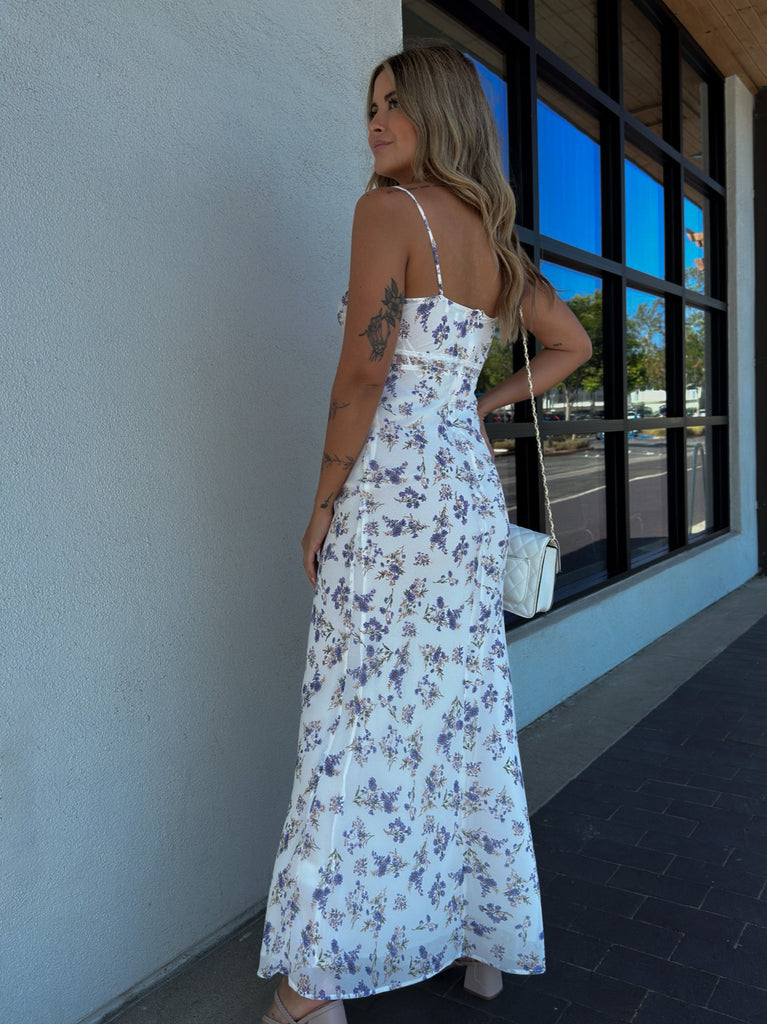 Aurora Maxi Dress in Floral Print