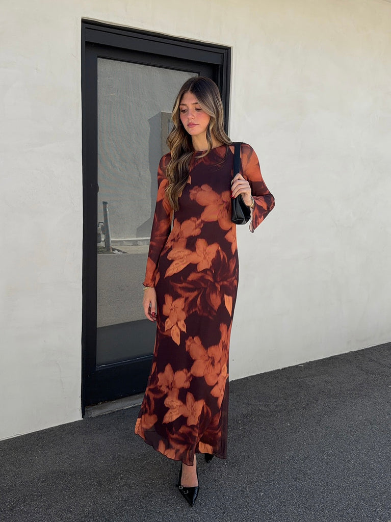 Bode Mesh Maxi Dress