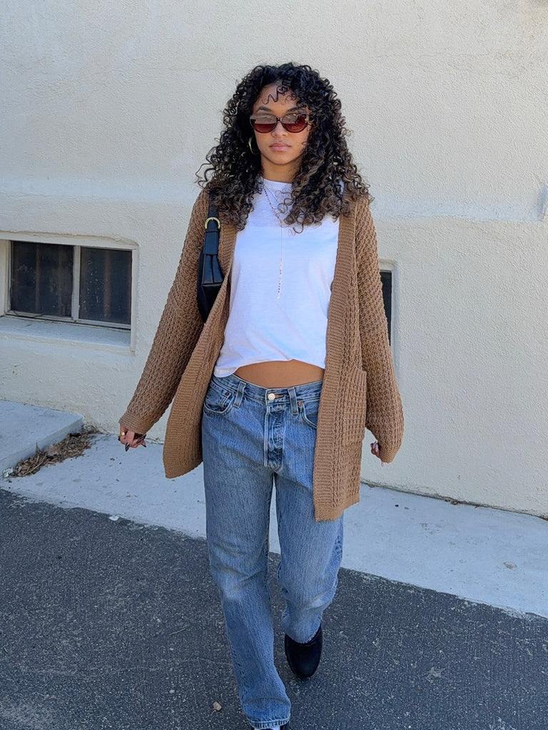 Braelyn Cardi in Toffee