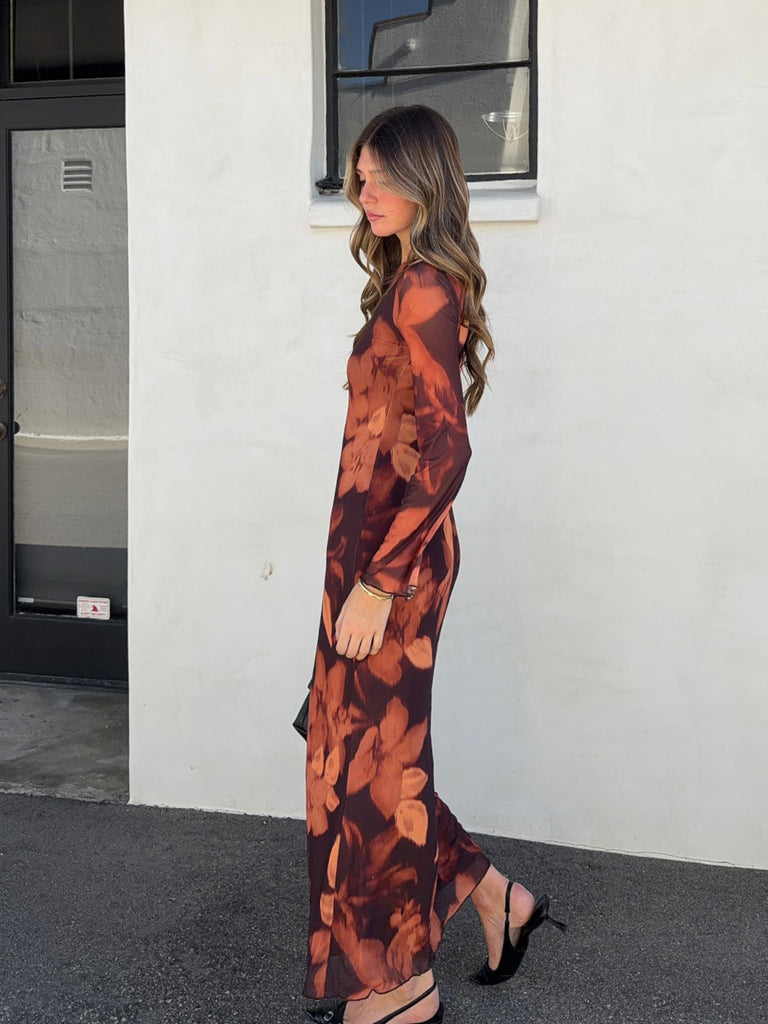 Bode Mesh Maxi Dress