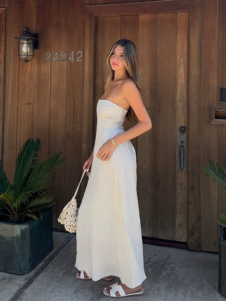 Dunes Strapless Maxi Dress