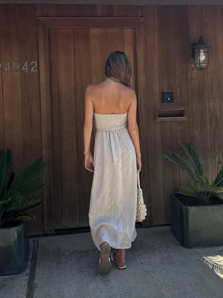 Dunes Strapless Maxi Dress