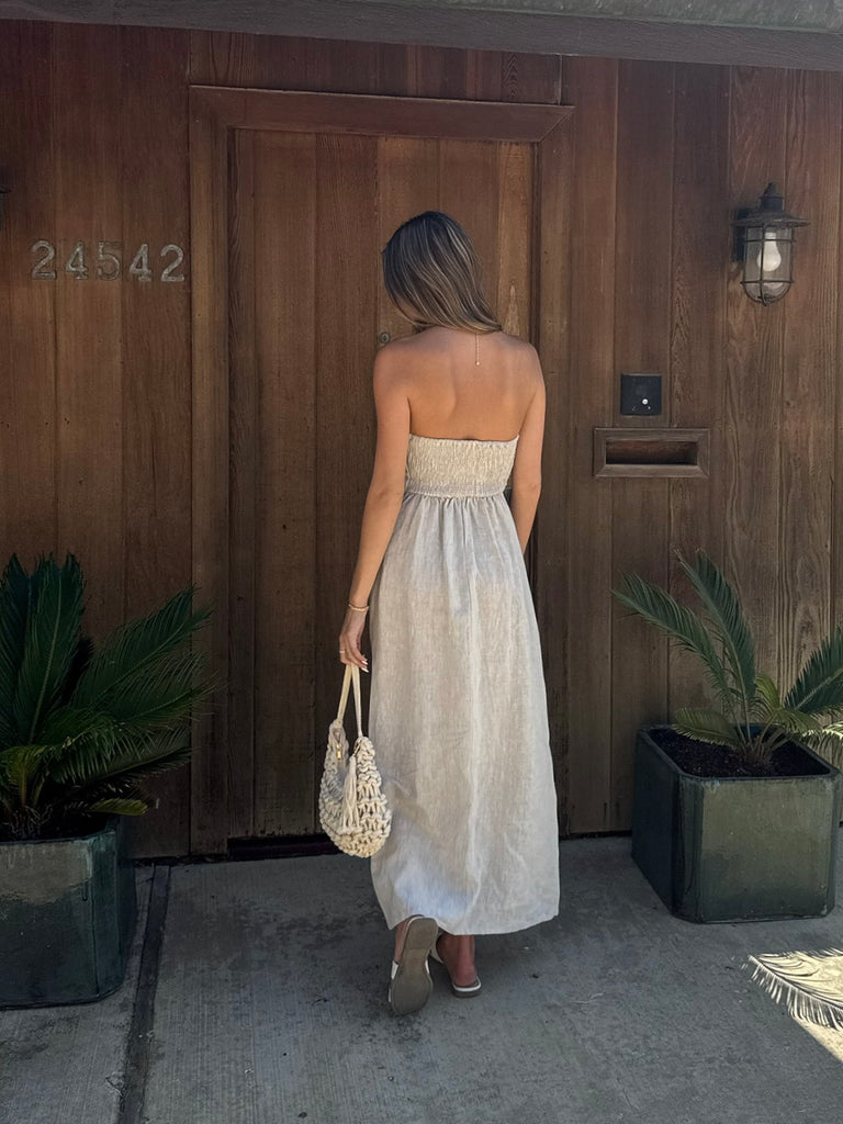Dunes Strapless Maxi Dress
