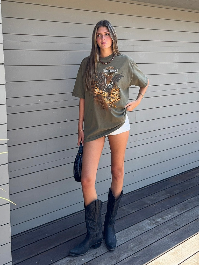 Kentucky Harley Tee in Army