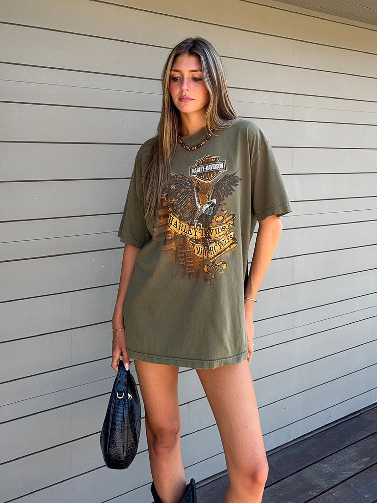 Kentucky Harley Tee in Army