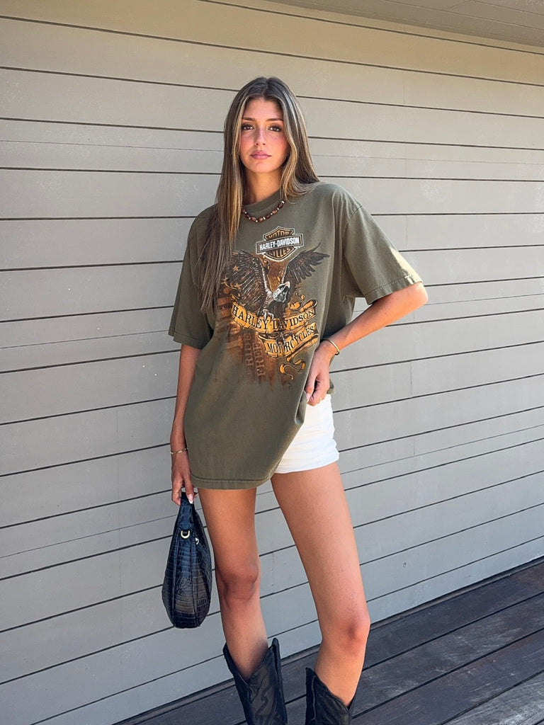 Kentucky Harley Tee in Army