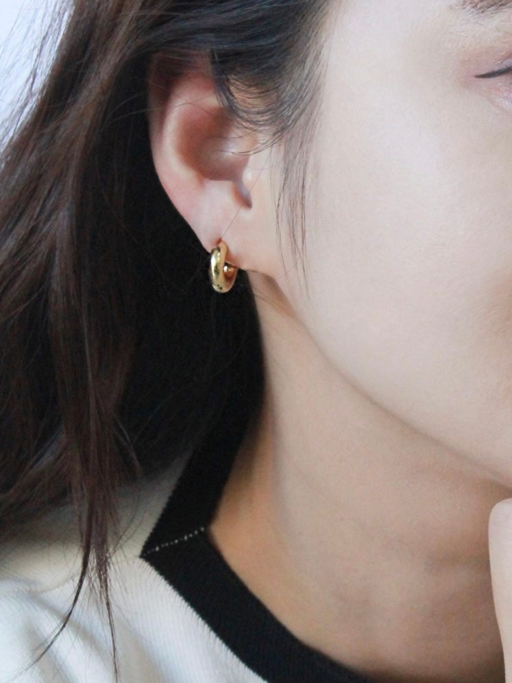 14K Extra Small Thick A$$ Hoops