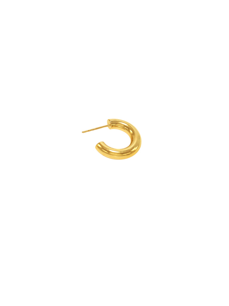 14K Small Thick A$$ Hoops
