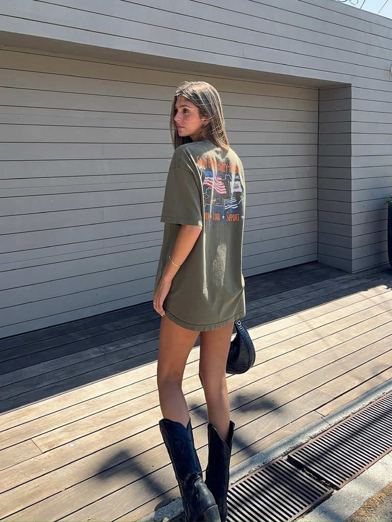 Kentucky Harley Tee in Army
