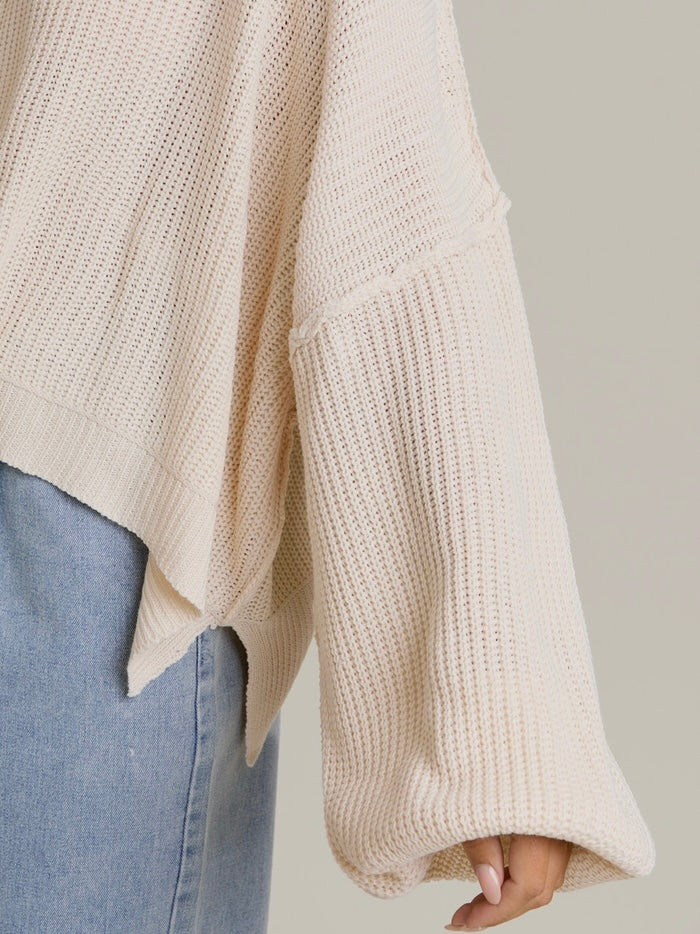 Monte Knit Sweater in Natural