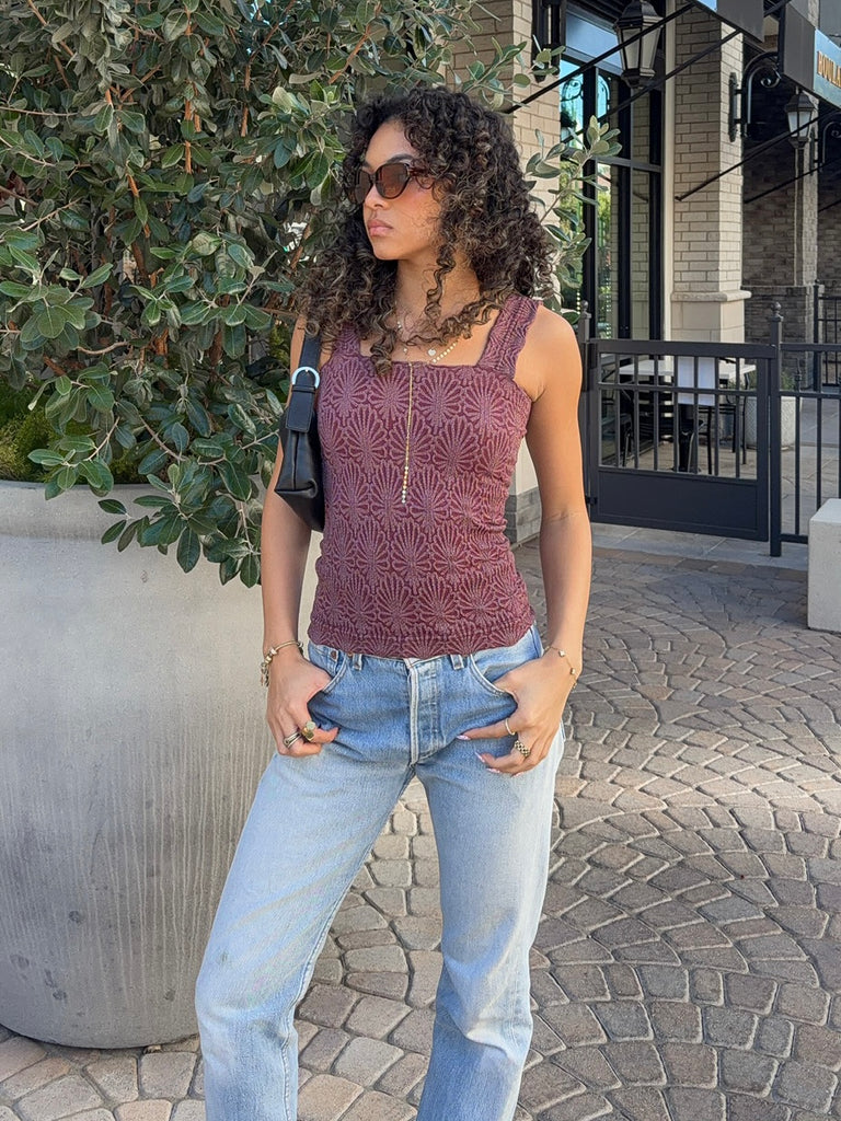 Love Note Cami in Wine