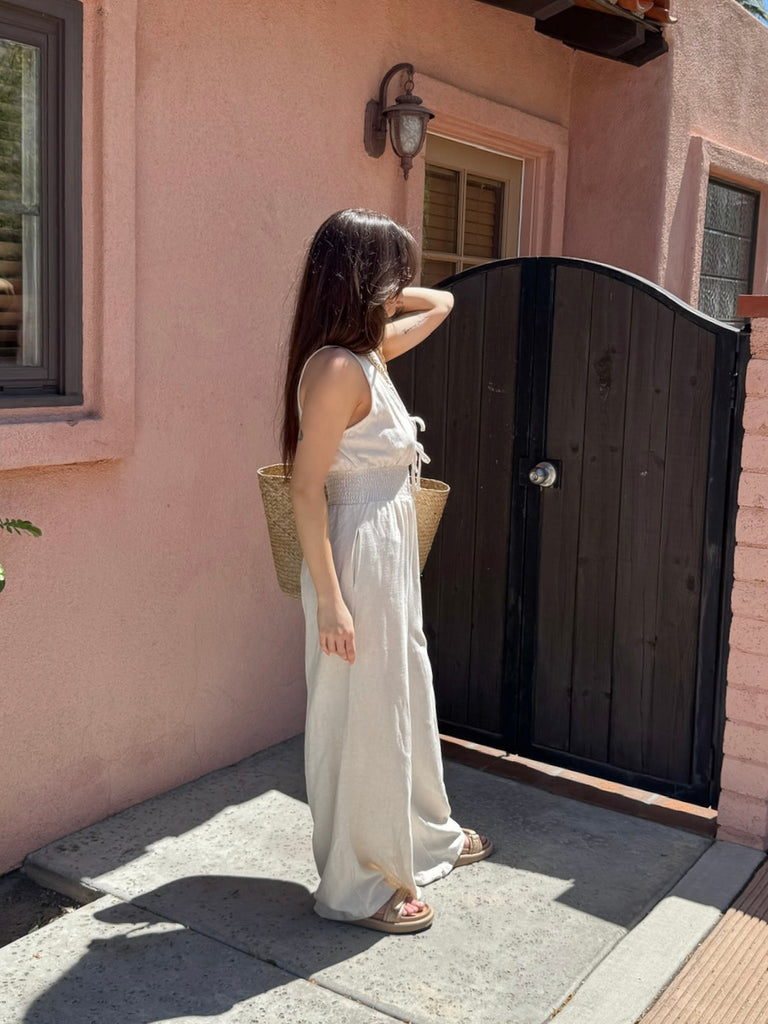 Ida Jumpsuit in Oat