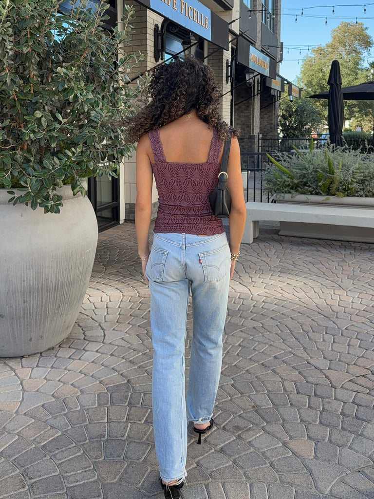 Love Note Cami in Wine