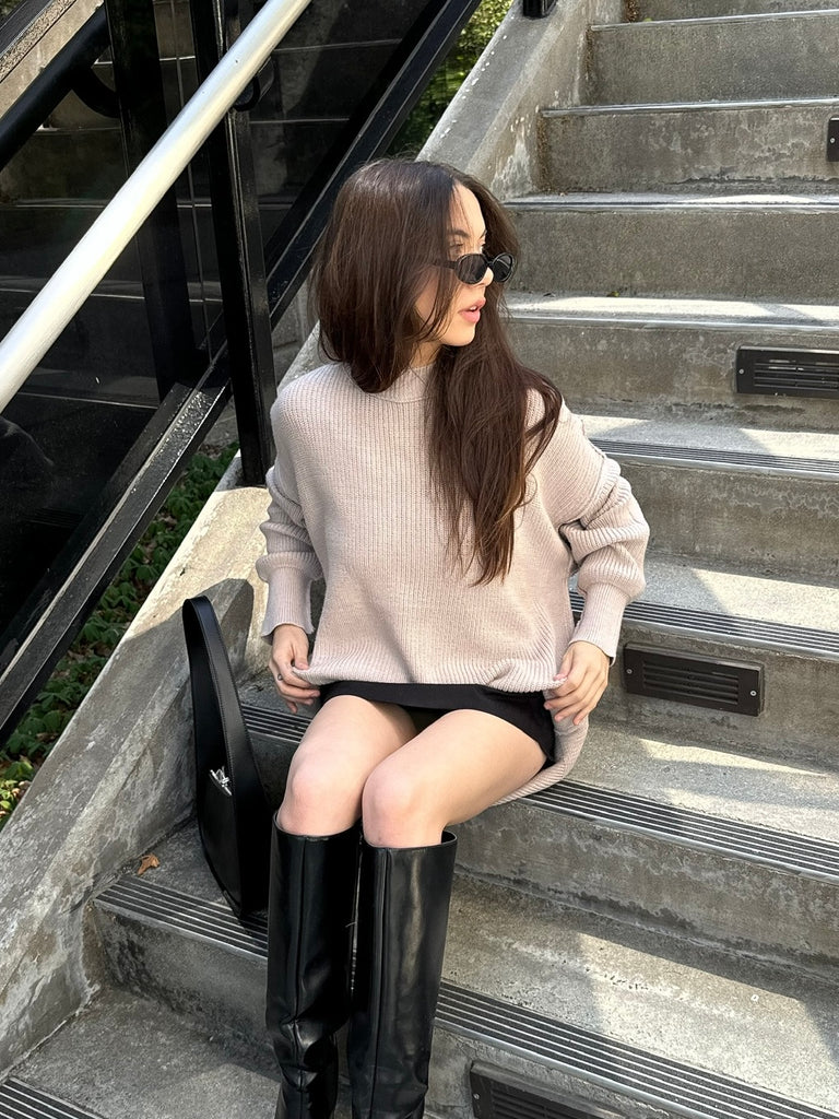 Calvin Sweater in Light Taupe