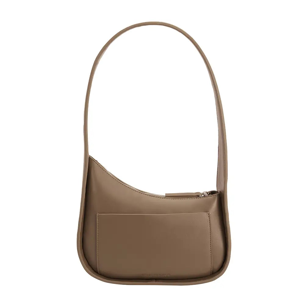 Willow Vegan Shoulder Bag in Taupe