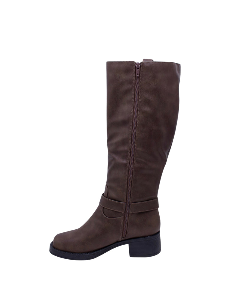 Rollo Moto Boots in Brown