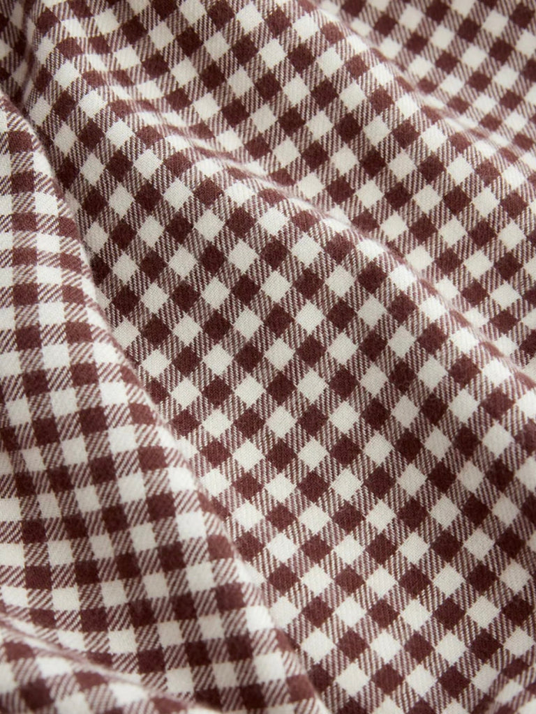 River Plaid Button Up in Chocolate Cherry by Z SUPPLY