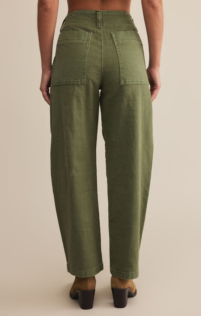 Olive Twill Pants in Hunter Green by Z SUPPLY