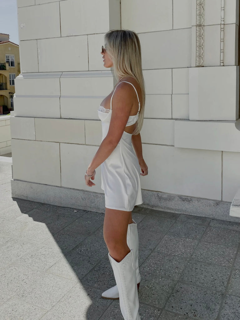 Hailey Dress in White