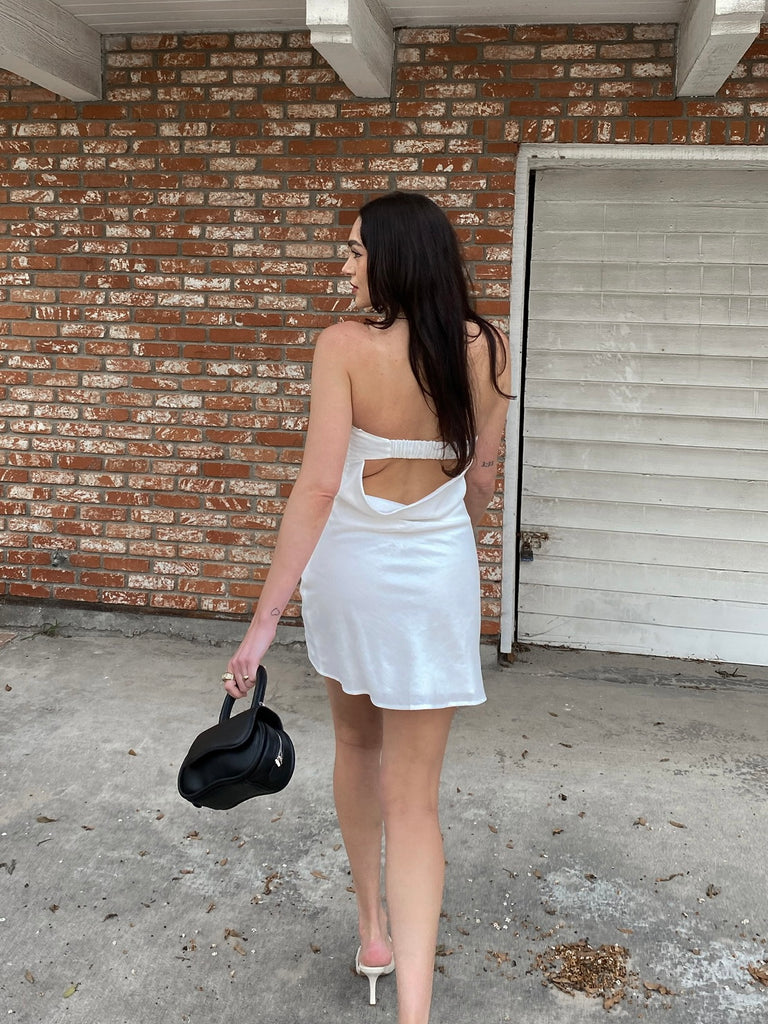 Samantha Mini Dress in White