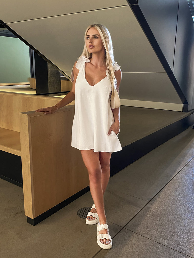 Lulu Romper in White