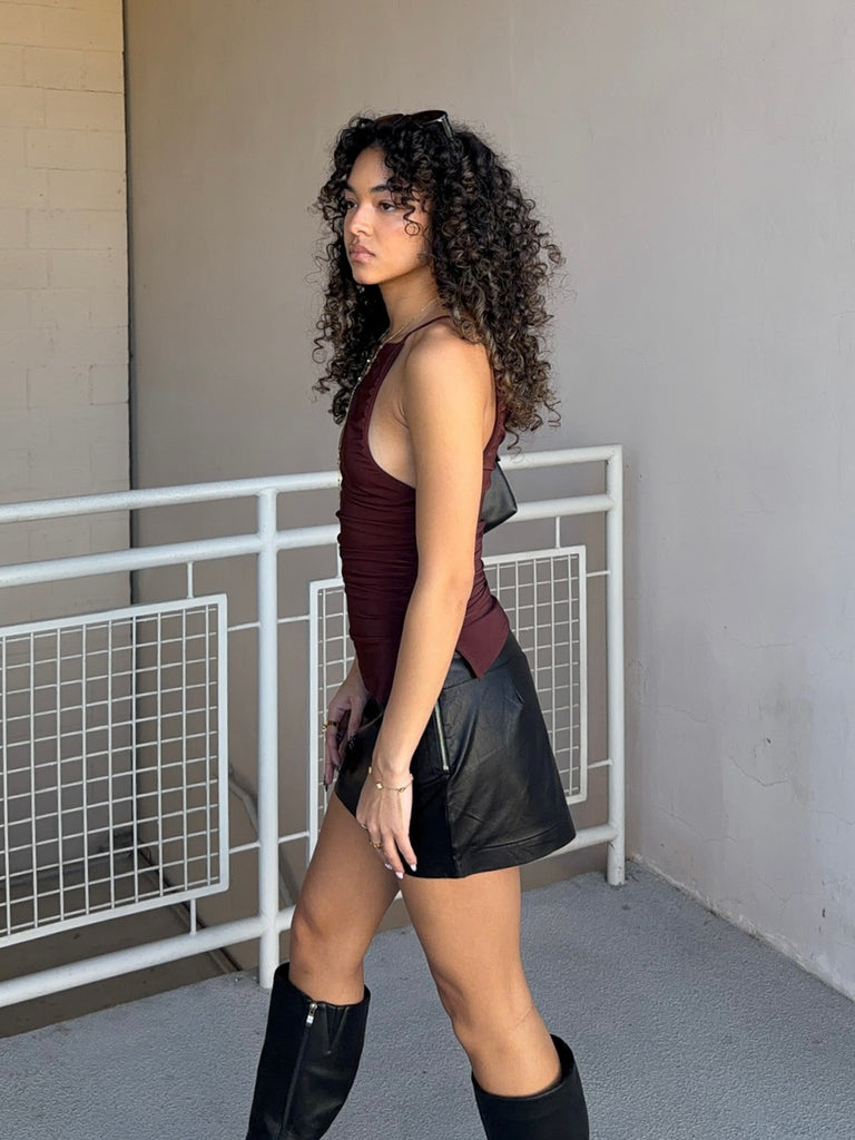 Nikita Tank in Chocolate