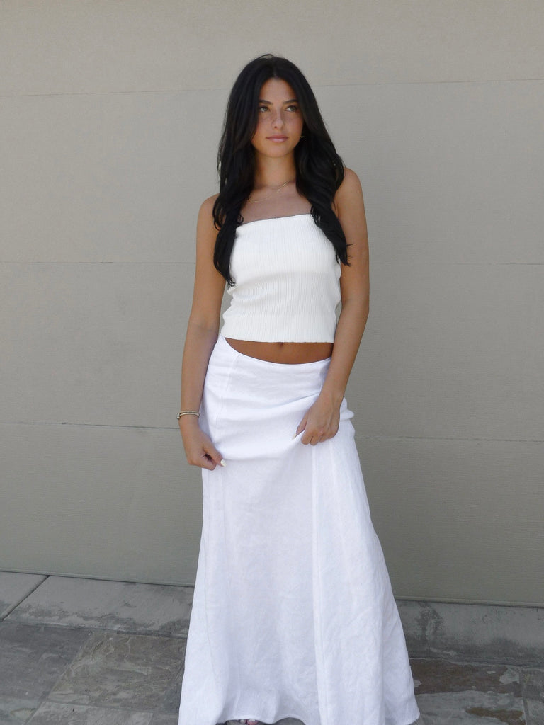 Bondi Tube Top in White