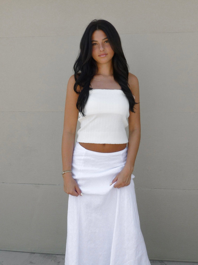 Bondi Tube Top in White