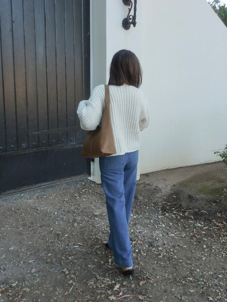 Camden Cardigan in Ivory