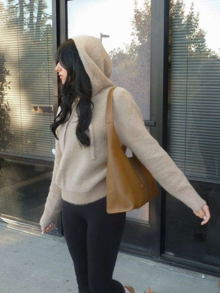 Minx Hoodie in Latte