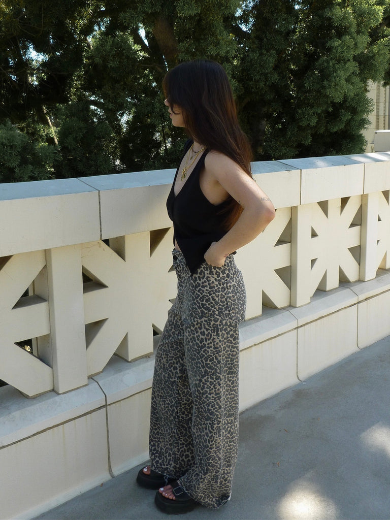 Anchorage Pants in Leopard Print