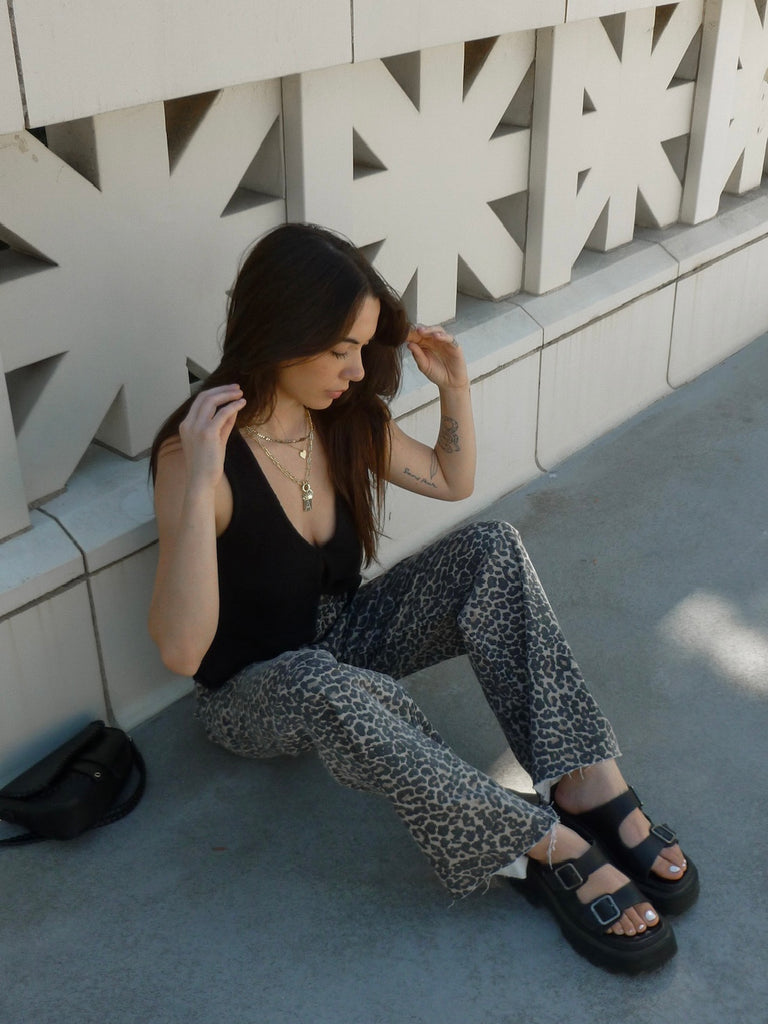 Anchorage Pants in Leopard Print